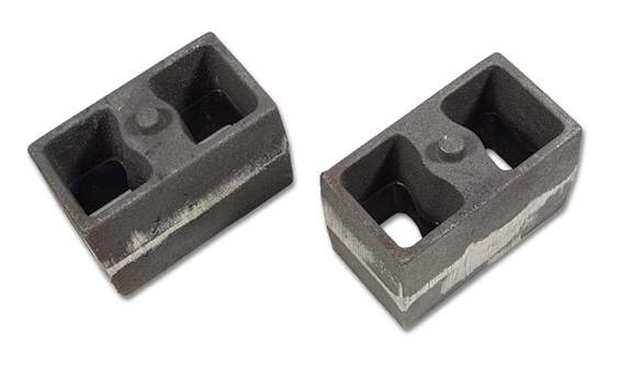 4 Inch Cast Iron Lift Blocks3 Inch wide Non Tapered Pair Tuff Country