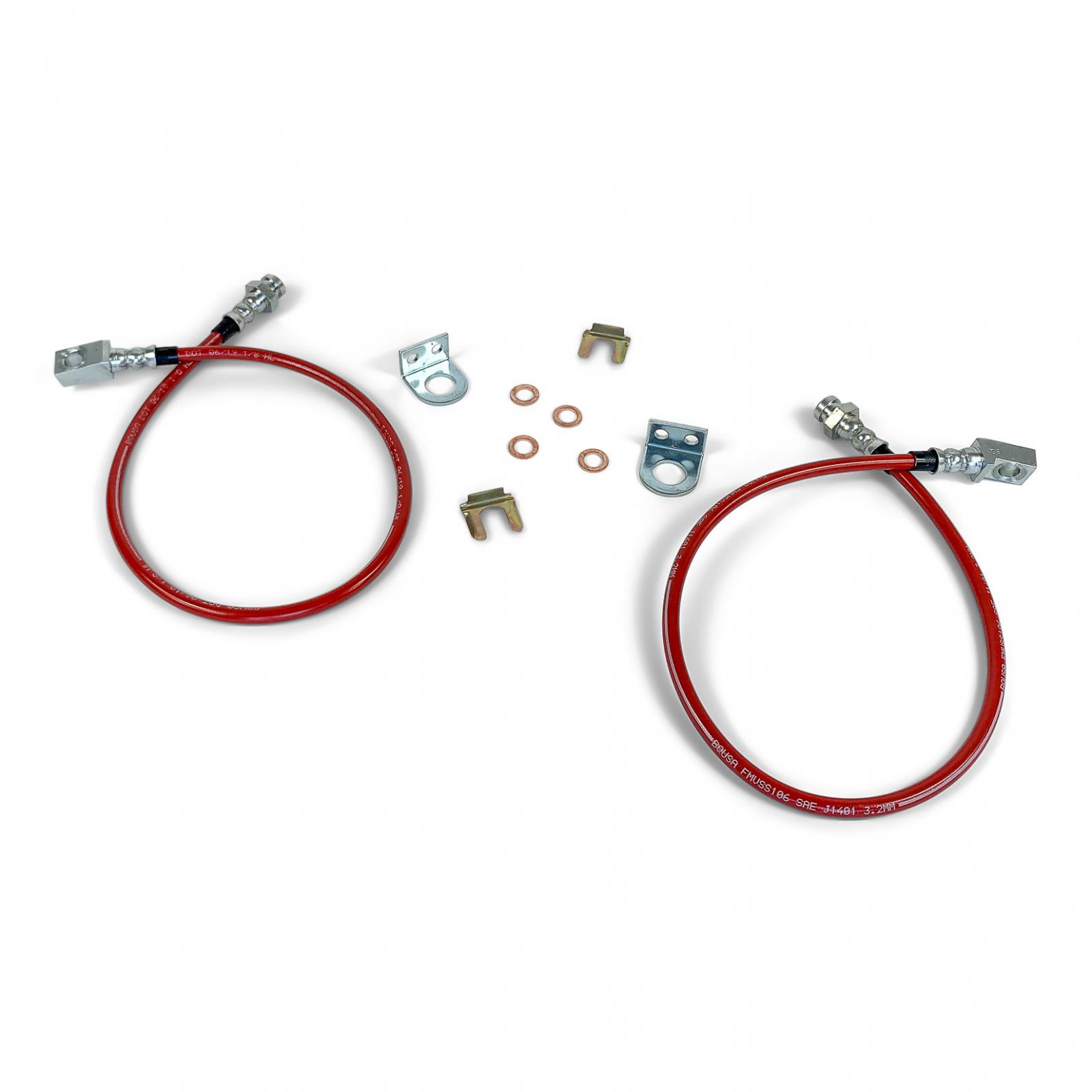 Clayton Front Brake Lines - TJ/LJ/XJ/ZJ