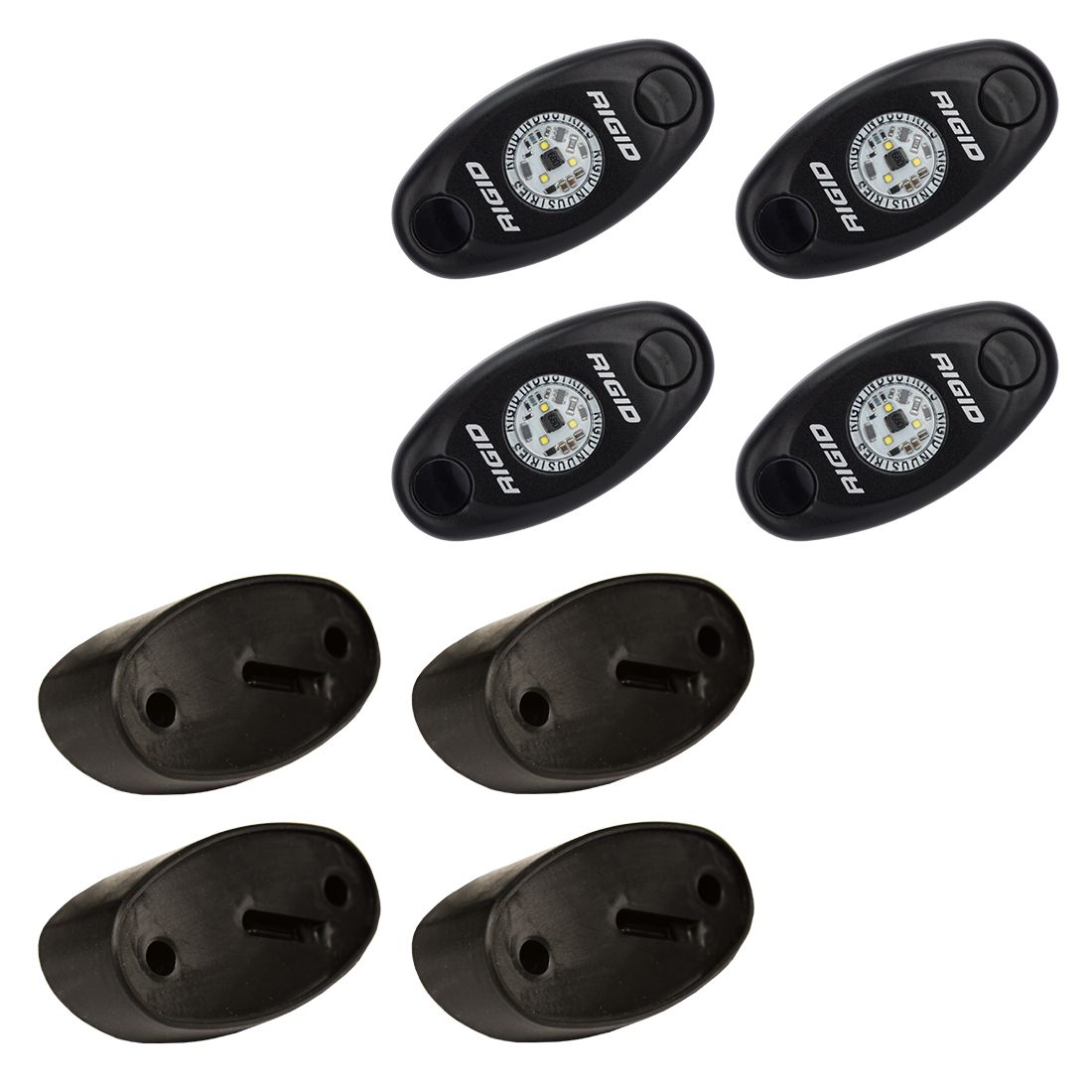 Rigid Industries A-Series Rock Light Kit Amber
