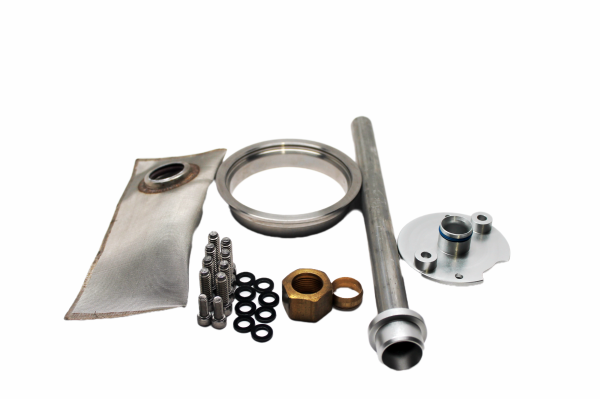 18-8 Stainless Weldable Flange In Tank Power Module Installation Kit Fabricator Series Includes Adjustable Pickup with Filter FUELAB