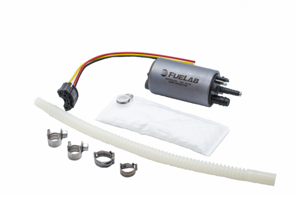 350lph In-Tank Brushless Fuel Pump with 9mm Barb and 6mm Barb Siphon FUELAB