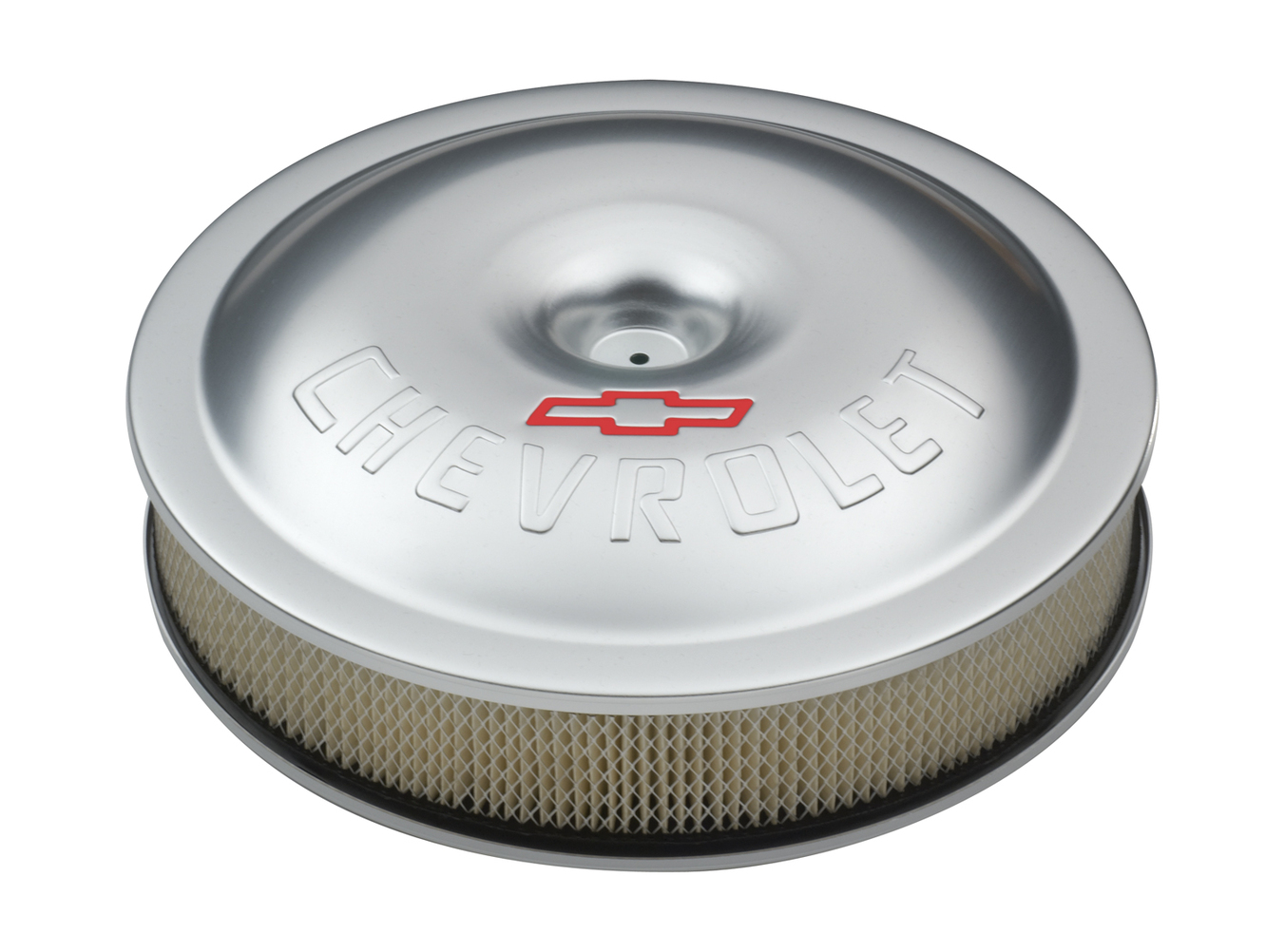 Proform Engine Air Cleaner Kit Super-Light 14 Inch Alunimum Clear Bowtie/Chevy Logo Chevrolet Performance Parts