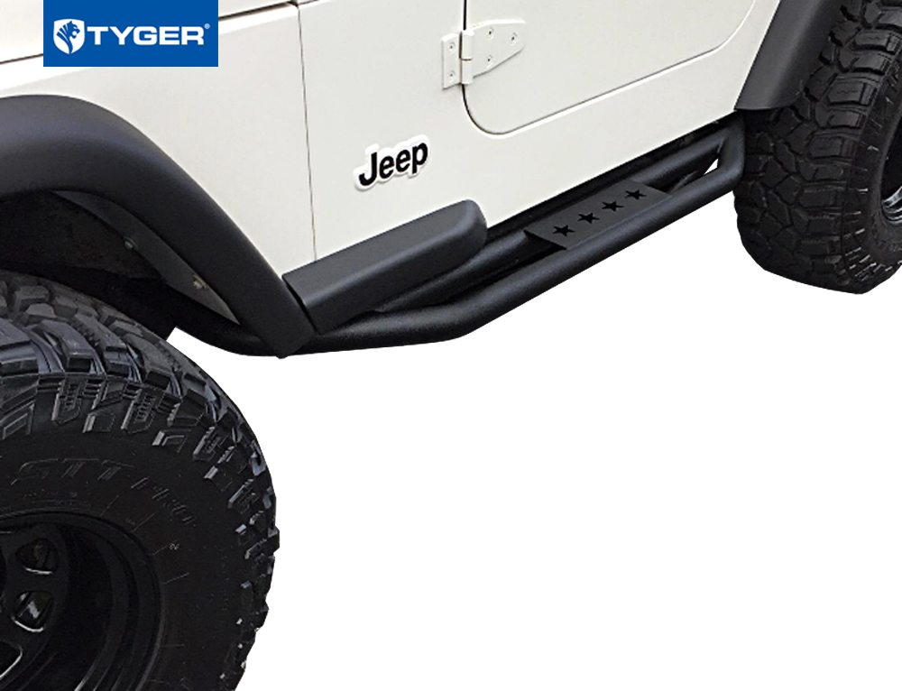 Side Step Nerf Bars Running Boards Kit For 87-06 Jeep Wrangler YJ/TJ  Exclude 04-06 Unlimited Textured Black Tyger Auto | ASAP Network Automotive  Data