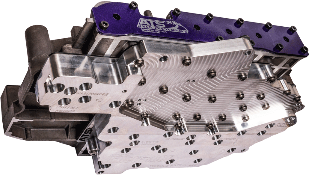 ATS 3039112380 68Rfe Billet Channel Plate Valve Body With Solenoid Pack | 12-18 Dodge Ram 6.7L Cummins 2500 / 3500 