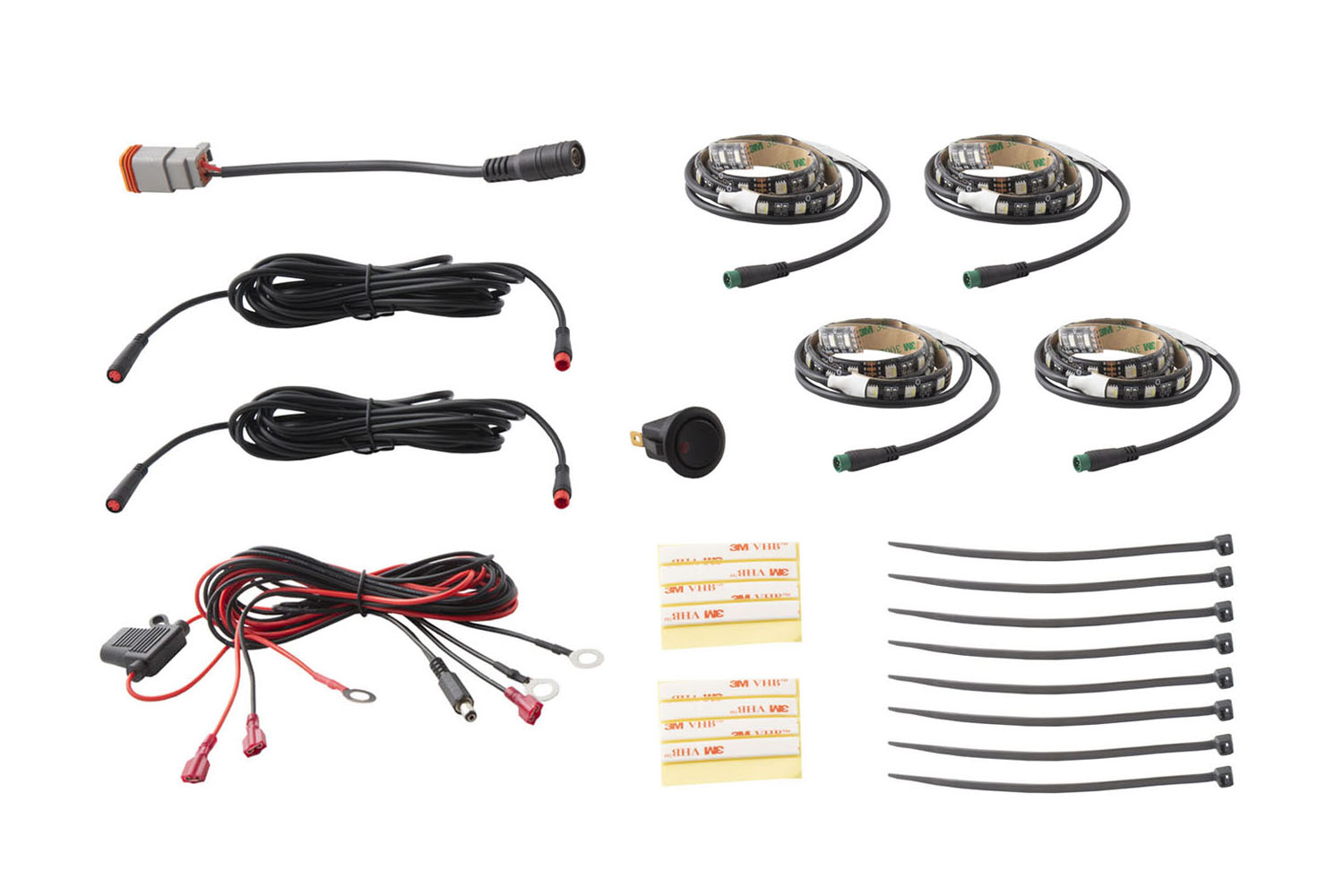 RGBW Grille Strip Kit 4pc Multicolor Diode Dynamics DD0445