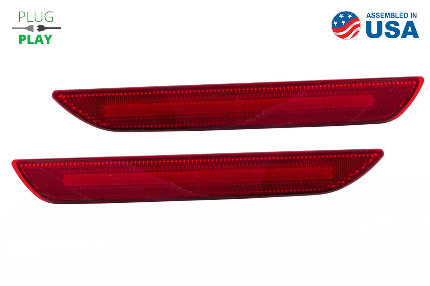 Diode Dynamics EU LED Sidemarkers Red Set: 15-19 Ford Mustang