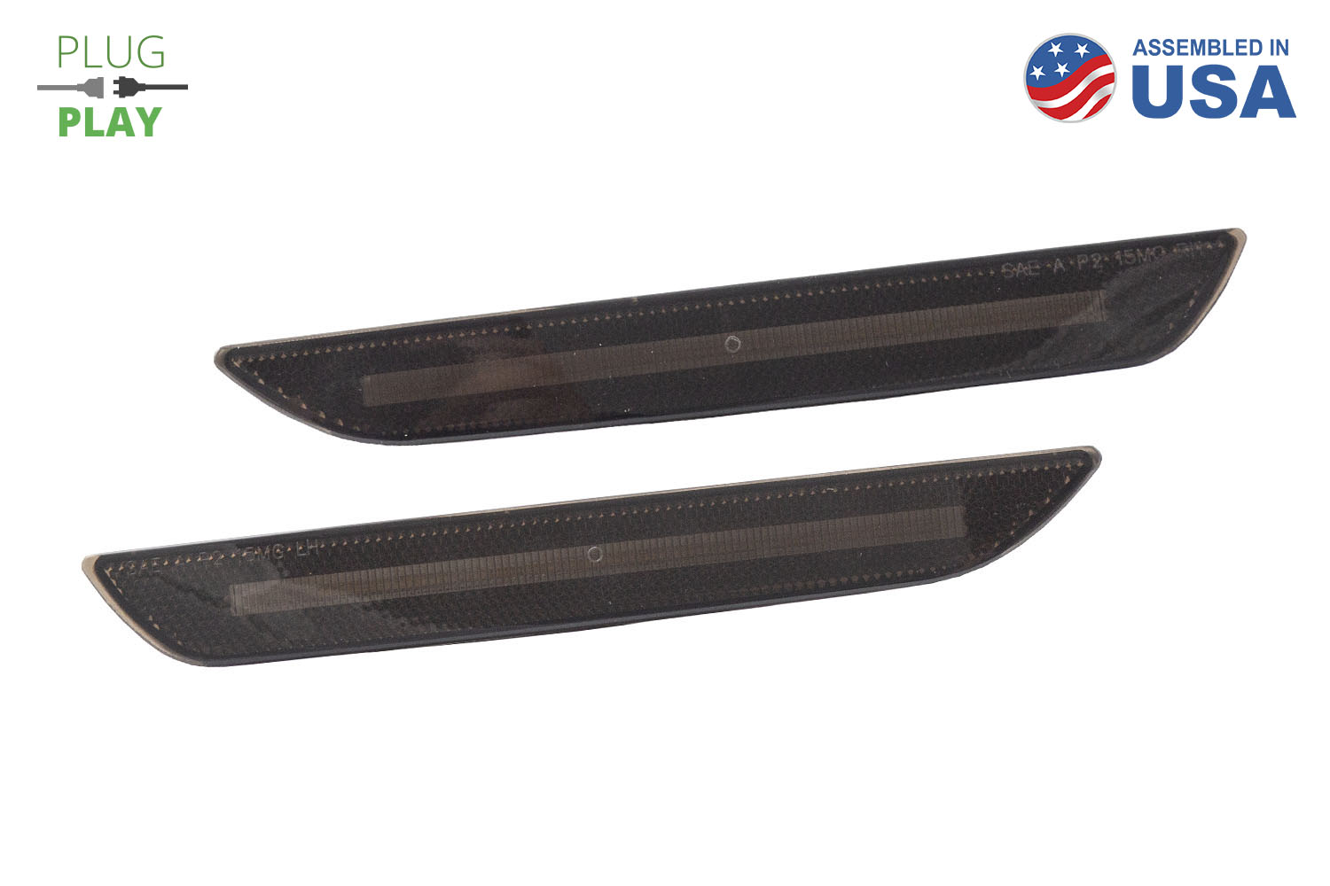 Diode Dynamics EU LED Sidemarkers Smoked Set: 15-19 Ford Mustang