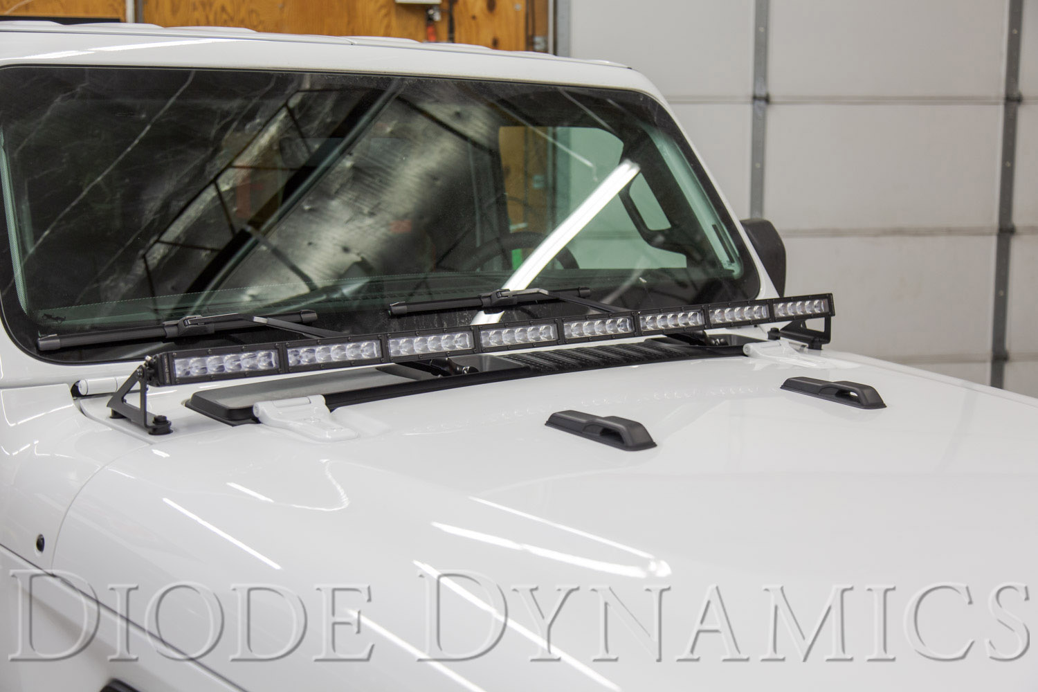 Diode Dynamics Hood Bracket Kit: 2020 Jeep Gladiator