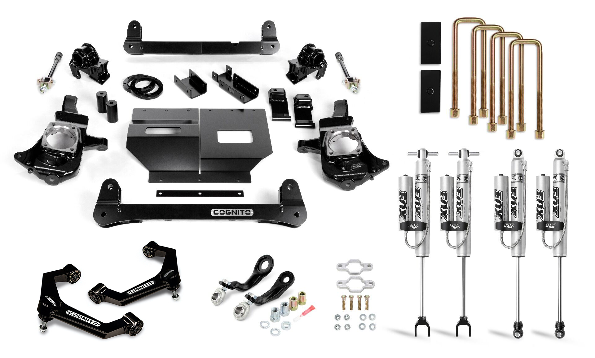 Cognito 110-P0967 4-Inch Performance Lift Kit with Fox PSRR 2.0 Shocks | 11-19 GM Silverado/Sierra 2500/3500