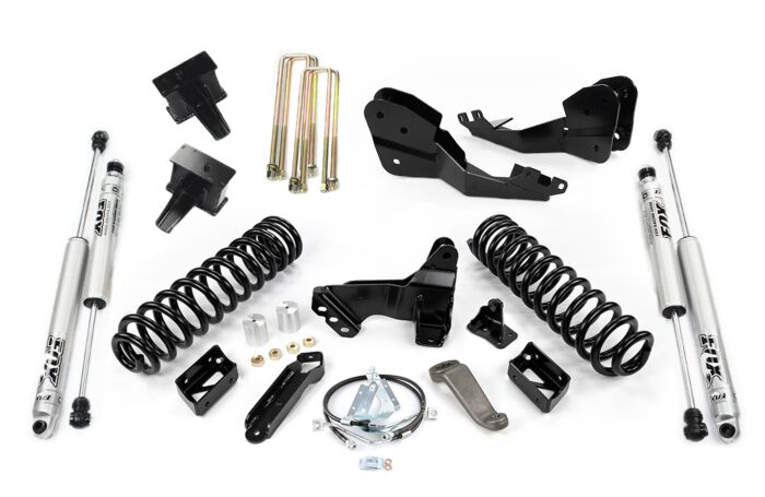 Cognito 120-P0951 4 / 5 Inch Standard Lift Kit With Fox PS 2.0 IFP Shocks | 17-22 Ford SuperDuty 4WD