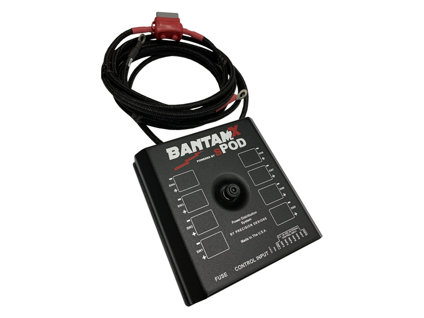 sPod BantamX Add-on for Uni with 84 Inch battery cables