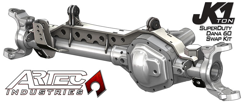 Artec Industries JK 1 TON - SUPERDUTY 99-04 Front Dana 60 Swap Kit - w/ Daystar Bushings - JK