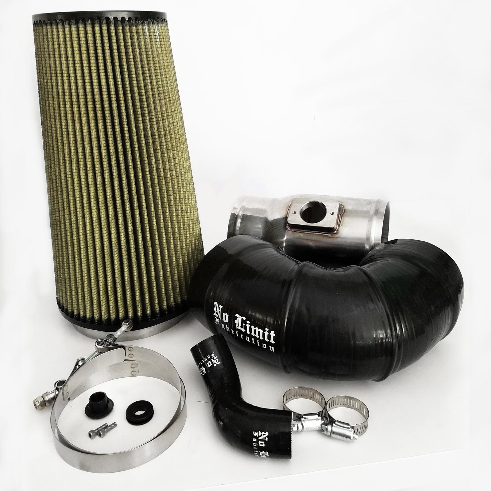 Cold Air Intake Polished PG7 Filter | 08-10 Ford F250 / F350 6.4L Powerstroke 50 States Legal