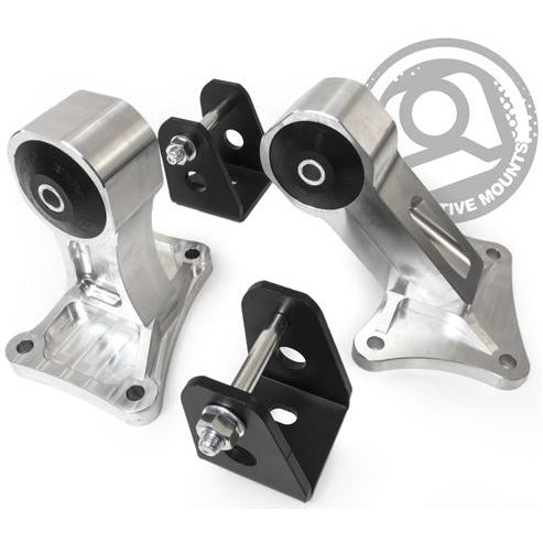 Innovative Mounts 00-09 S2000 Billet Replacement Engine Mount Kit F-Series/Manual 250-400HP 75A Black 