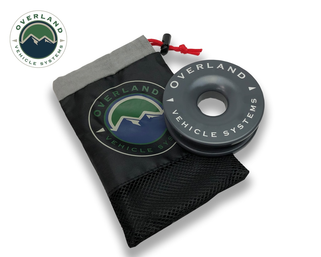 Overland Vehicle Systems 4in Recovery Ring, Gray