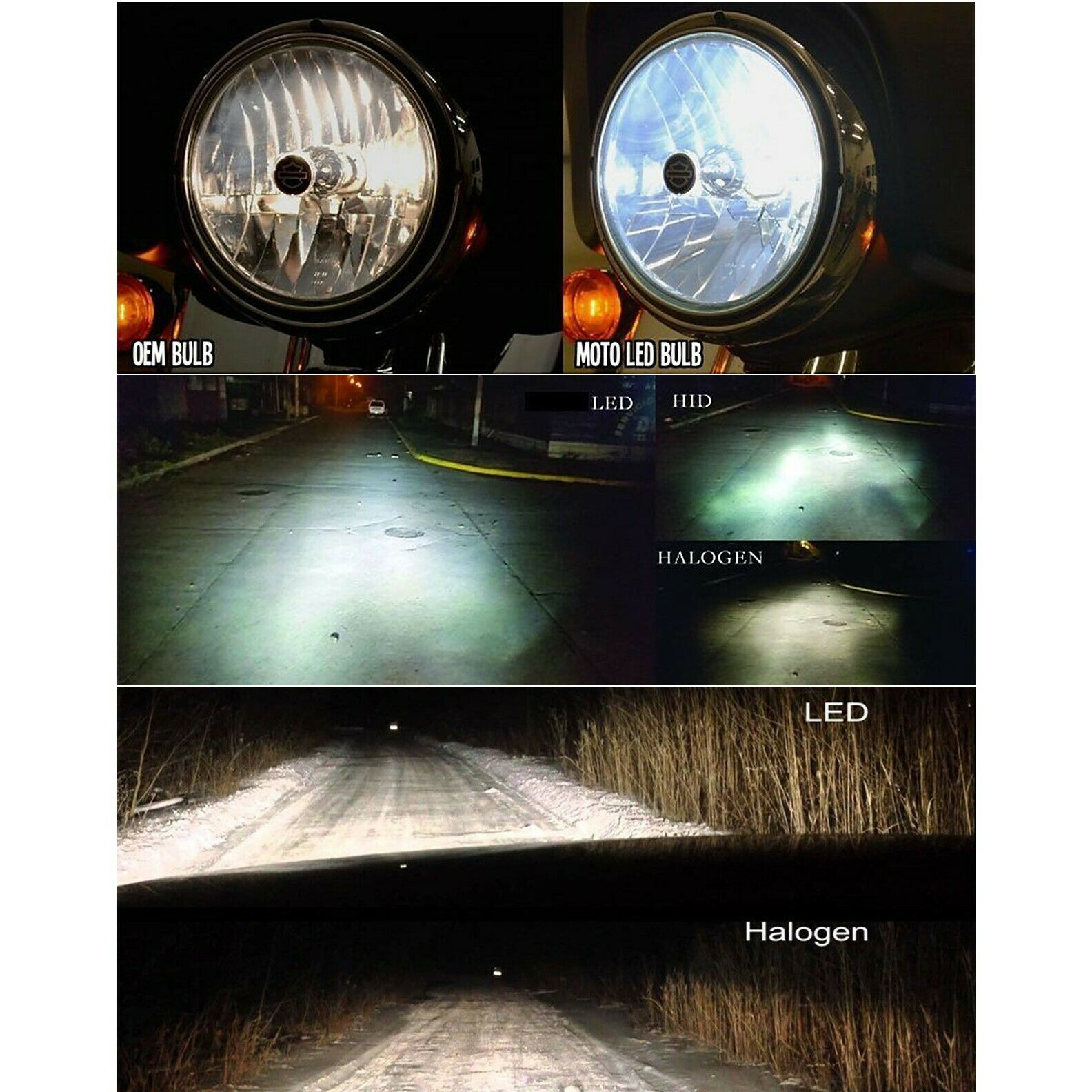Justerbar Tangle Rædsel 5 3/4 Amber LED Halo Angel Eye Crystal Clear Headlight w/ 6k LED Light Bulb  Pair Octane Lighting | ASAP Network Automotive Data